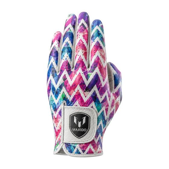 Watercolour Chevron Printed Glove golf product by Maxido Golf