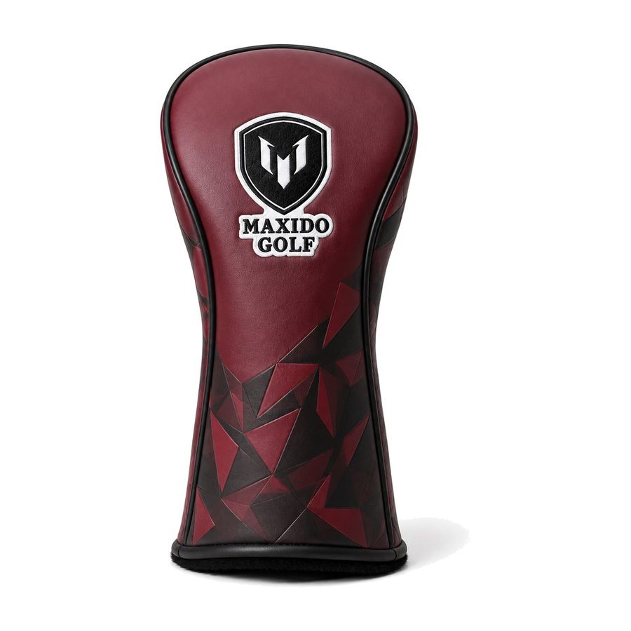 Facet Driver Cover — Maroon by Maxido Golf