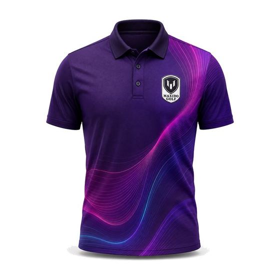 Slipstream Polo — Amethyst golf product by Maxido Golf