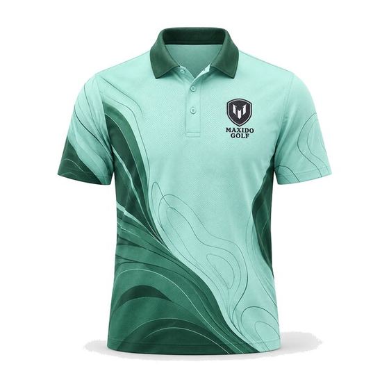 Contour Polo — Sea Glass golf product by Maxido Golf